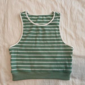 Never Worn Ribbed Cropped Tank